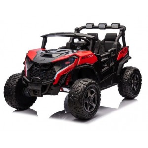 Elektrinis vaikiškas bagis OBSERVER su tėvu pulteliu 4x4 24V 800W (Raudonas)